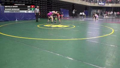 132 lbs Consolation - Briyelle Short, Croydon vs Jeannie Burnham, East Meredith