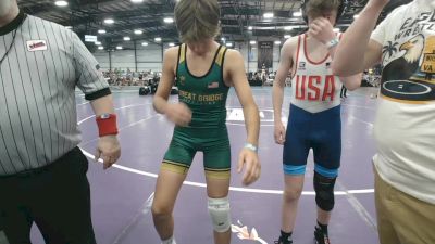 100 lbs Rr Rnd 3 - Landon Warren, Great Bridge Wrestling Club vs Carson Wissinger, Eagles Wrestling