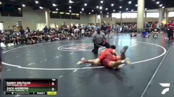 150 lbs Round 3 (6 Team) - Danny Krutules, West Georgia WC vs Zach Andreoni, Alabama Takedown