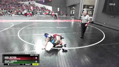 81 lbs Cons. Round 5 - Axel Setzer, Crass Trained Wrestling vs Isaac Garcia, Crass Trained