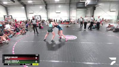 128 lbs Round 2 (3 Team) - Sarah Walsh, RPA vs Vivian Urriola, Reverence Wrestling