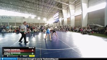119 lbs Semis & Wb (16 Team) - Kamon Thompson, Sanderson Wrestling Academy vs Steele Woodward, Utah Black
