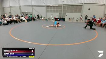 112 lbs Placement Matches (8 Team) - Angela Bianchi, Wisconsin vs Clare Booe, Florida