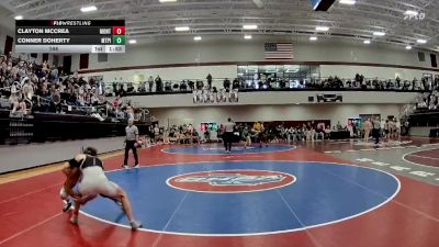 144 lbs 2nd Wrestleback (16 Team) - Clayton McCrea, Jasper County vs Conner Doherty, Mt. Pisgah Christian School