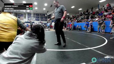 46 lbs Rr Rnd 1 - Jackson Tackett, Morris Wrestling Association vs Ryder Hall, Tecumseh Youth Wrestling
