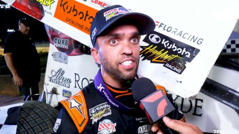 Rico Abreu Reacts After Wild Finish With Kubota High Limit At Lawrenceburg