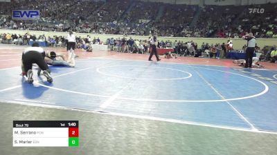 123 lbs Round Of 64 - Marcos Serrano, Putnam City West vs Seth Marler, Edmond North