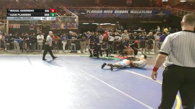 106 3A Cons. Round 2 - Misael Guerrero, Homestead Senior vs Ajani Flanders, Boone