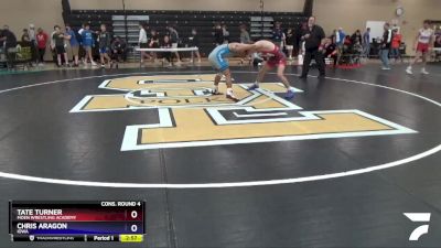 152 lbs Cons. Round 4 - Tate Turner, Moen Wrestling Academy vs Chris Aragon, Iowa