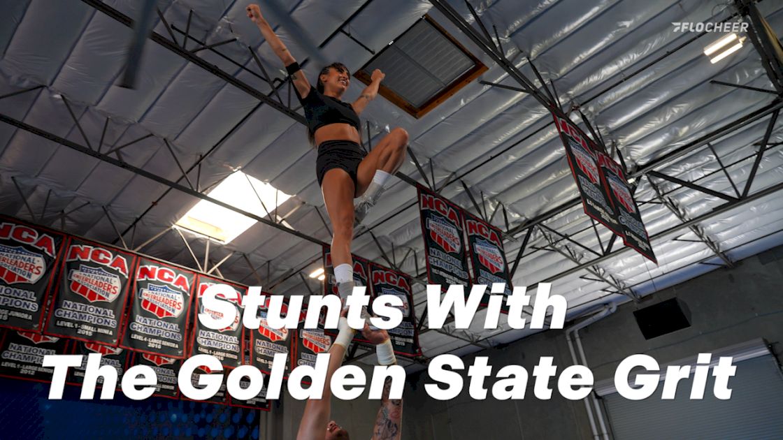 Epic Stunts at The Golden State Grit Pro Cheer League Tryout