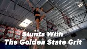 Epic Stunts at The Golden State Grit Pro Cheer League Tryouts