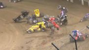 Massive USAC Sprint Car Pileup At Eldora Speedway