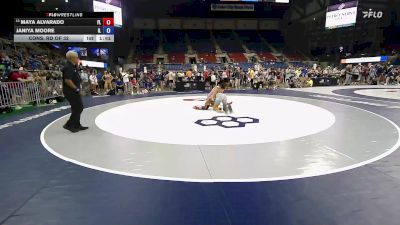 115 lbs Cons. Rd Of 32 - Maya Alvarado, FL vs Janiya Moore, IL
