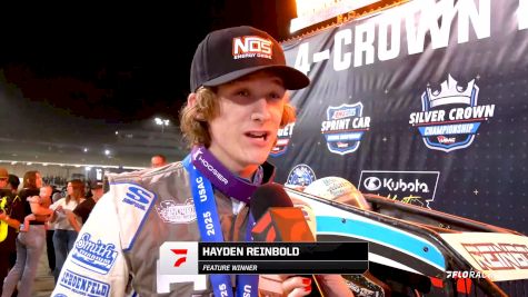 Hayden Reinbold Reacts After First Career USAC Midget Win At Eldora 4-Crown