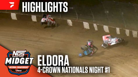 Highlights | 2025 USAC Midgets Thursday at Eldora Speedway