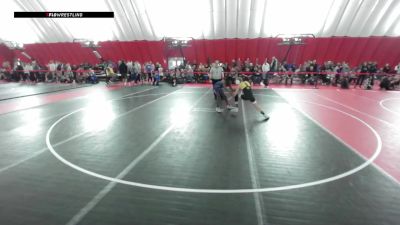 14U Boys - 100 lbs Cons. Round 3 - James Peterson, Mukwonago Wrestling Club vs Easton Jacobs, Demons WC (Burlington)