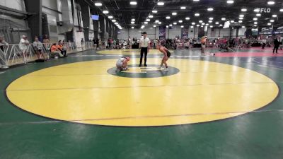 100 lbs Rr Rnd 2 - Madi Mikels, Indiana Outlaws Pink vs Victoria Longo, OBWC Pink