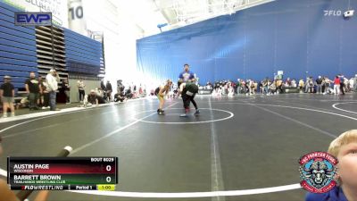 110 lbs Semifinal - Austin Page, Wisconsin vs Barrett Brown, Trailhands Wrestling Club