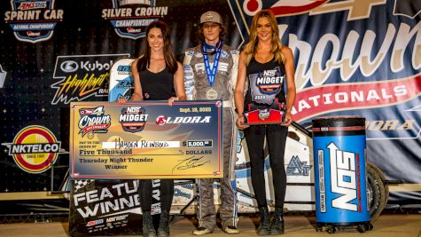 USAC Midgets 4-Crown Nationals Results Thursday At Eldora Speedway