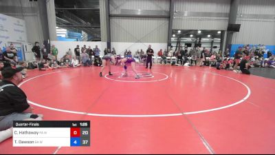 63 kg Quarterfinal - Camilla Hathaway, PA West Black vs Taylor Dawson, WOW