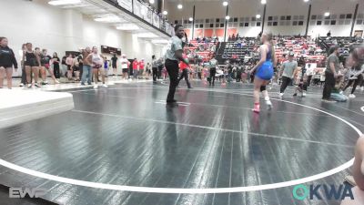 126 lbs Quarterfinal - Cara Prock, Warner Eagles Youth Wrestling vs Nikiah Lindsey, Spartan Wrestling Fort Smith