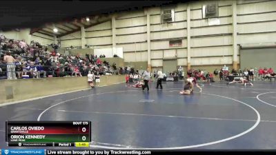 150 lbs Champ. Round 2 - Orion Kennedy, Lone Peak vs Carlos Oviedo, Grantsville