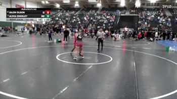 152-166 lbs Semifinal - Alivia Endsley, Bellvue Wrestling Club vs Jalon Olson, Clarinda Elite