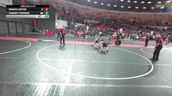 120 lbs 1st Place Match - Riddick Meyer, Crass Trained vs Garrett Bowden, Askren Wrestling Acadamy