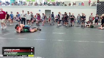 285 lbs Round 2 (4 Team) - LaFabian Williams, Glasgow WA vs Nicolas Bascot, BHWC Florida Supreme