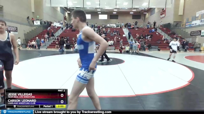 113 lbs Semifinal - Jesse Villegas, Team Real Life Wrestling vs Carson ...