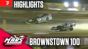 Highlights | 2025 MARS Brownstown 100 at Brownstown Bullring