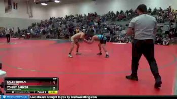 138 lbs Cons. Round 1 - Caleb Duran, Pubelo West vs Tommy Barker, Pagosa Springs