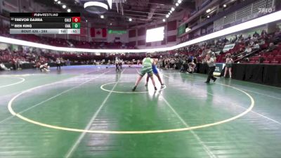 285 lbs Cons. Round 3 - Trevor Darra, Caldwell vs Ben King, Eagle