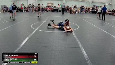 76 lbs Round 3 (8 Team) - Bryce Thomas, Rebellion vs Eddie Ritchie, Kraken