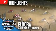 Highlights | 2025 USAC Sprints at Eldora 4-Crown Nationals