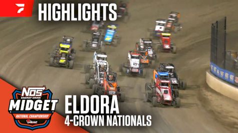 Highlights | 2025 USAC Midgets at Eldora 4-Crown Nationals
