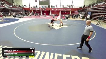 285 lbs Cons. Semi - Layton Schmick, East Stroudsburg vs Freddie Retter, Kutztown