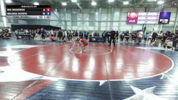 U20 Women - 50 lbs Cons. Round 1 - Mia Siqueiros, IA vs Melissa Acosta, CA