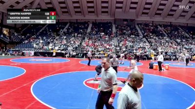 190-4A 3rd Place Match - Griffin Harper, Flowery Branch vs Easton Boren, Harris County