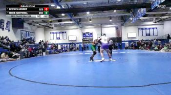 215 lbs 3rd Place Match - Always Hebert, Rayne vs Eddie Hartwell, West Harrison High School