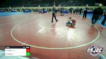 92 lbs Consi Of 8 #1 - Declan Keller, Dodge City vs Brett Chase, Tuttle Wrestling