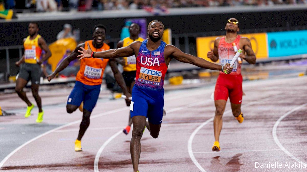 Noah Lyles Brings Home Team USA Men's 4x100m Gold On Anchor Leg