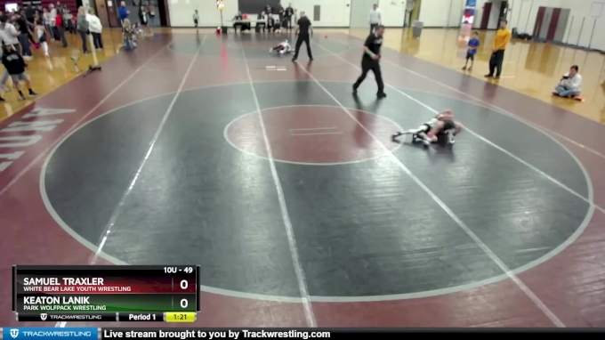 49 lbs Round 1 - Samuel Traxler, White Bear Lake Youth Wrestling vs