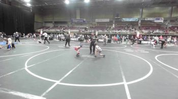 52 lbs Rr Rnd 1 - Dezmon Lopez, Team Garcia WC vs Lochlann Owen, Elbert County Wranglers