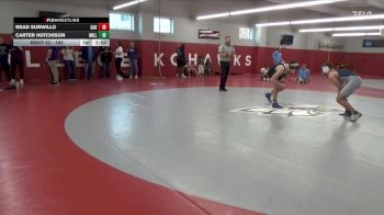 165 lbs Champ. Round 2 - Brad Surwillo, St. Ambrose University vs Carter Hutchison, Millikin