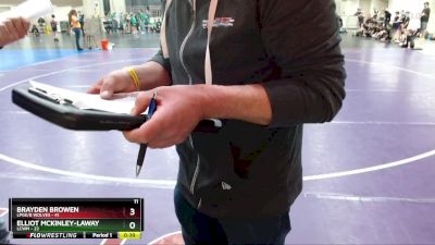 130 lbs Semis (4 Team) - Lyle Carruth, LCWM vs Luke Baker, LPGE/B Wolves