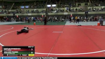 45 lbs Quarterfinal - Brecken Phares, JJ`s Club Wrestling vs Gattlin Rynkievich, No Nonsense