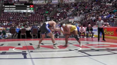 285 lbs Consi 2 - David Peters, Greensburg Salem vs Drew Dygert, Conneaut