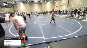 170 lbs Round Of 32 - Elijah Graves, Tehachapi Warriors vs Cody Torres, Blackcat WC