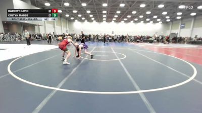 126 lbs Consi Of 32 #1 - Barrett David, NY vs Coltyn Masse, CT